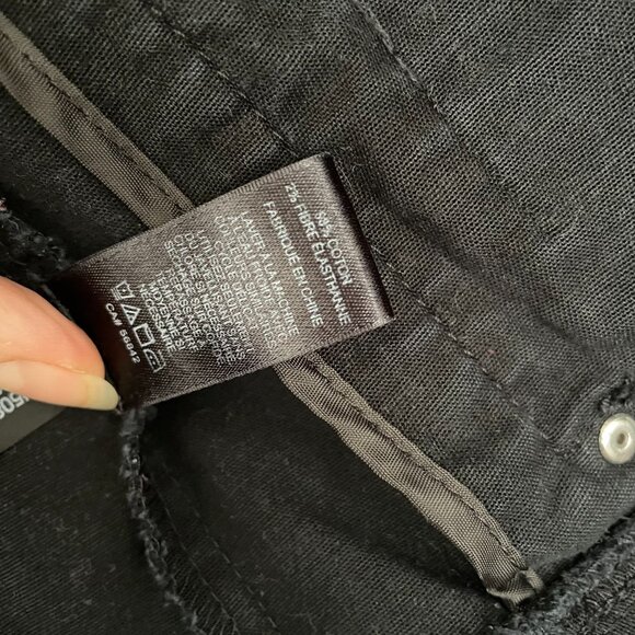 Express Denim Moto Jacket in black - Picture 6 of 7